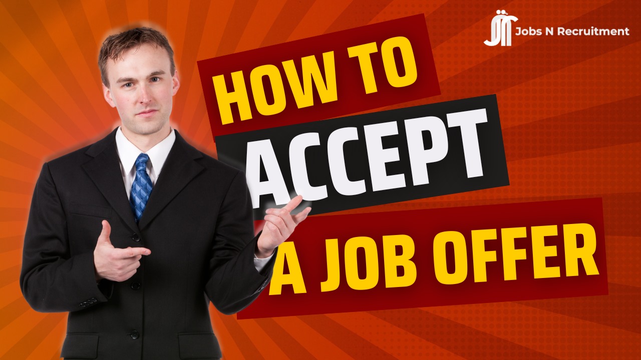 How to accept a job offer
