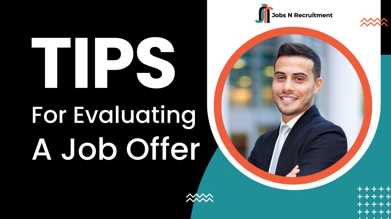 Tips for evaluating a job offer