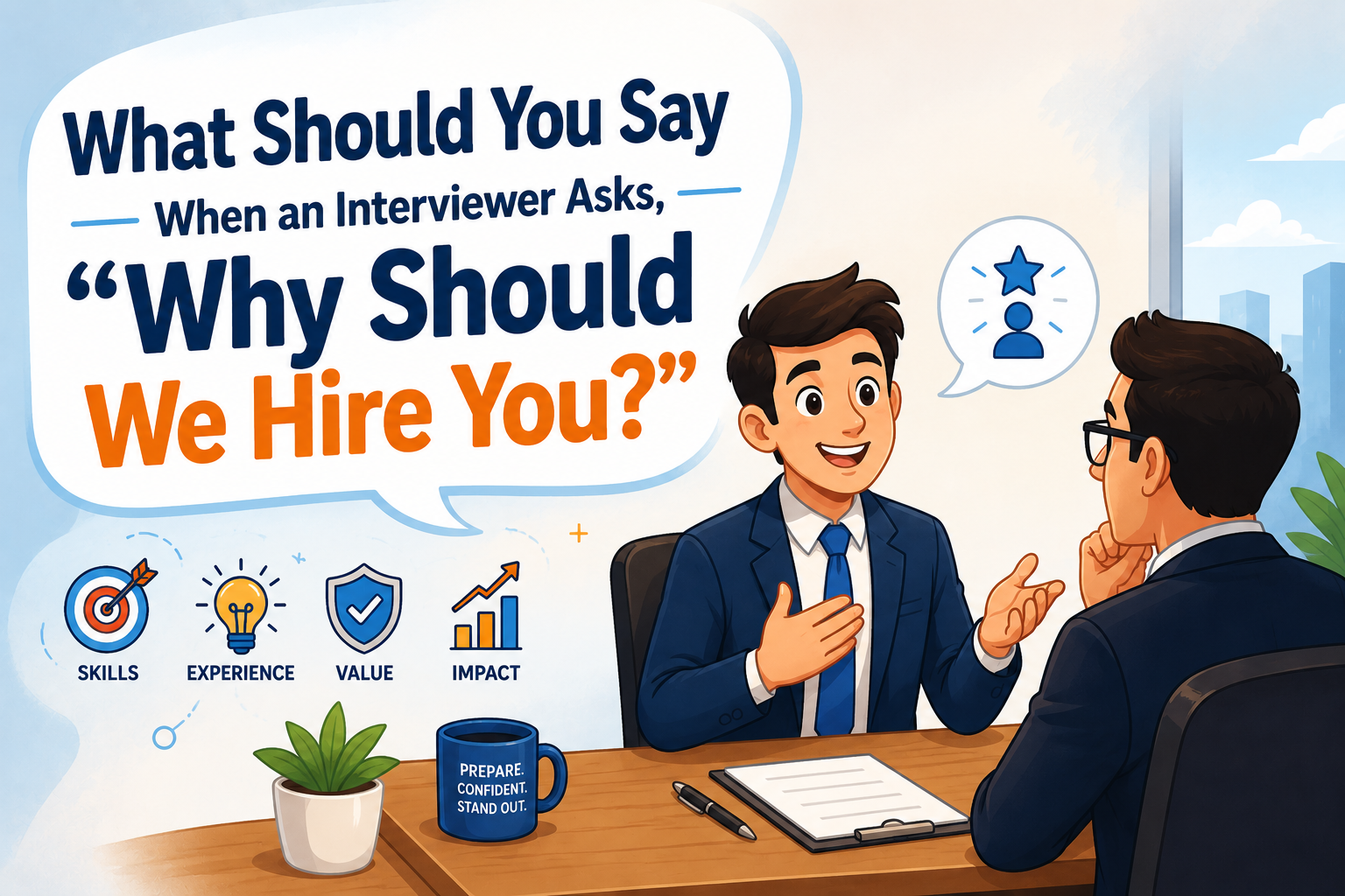 What Should You Say When an Interviewer Asks, “Why Should We Hire You?”